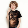 Camiseta Estilosa Full Print Animais - Macaco Chimpanzé - Image 3