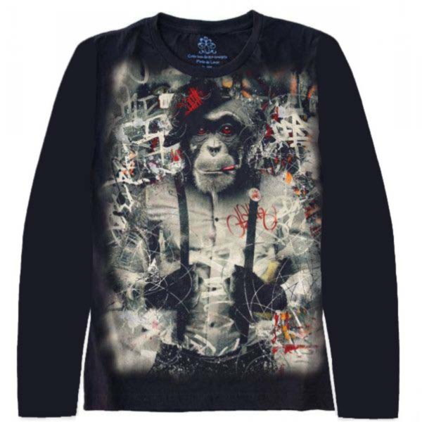 Camiseta Chipanzé Art Pop
