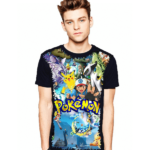 Camiseta Pokemon Mundo