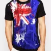 Camiseta Estilosa Fullprint Bandeira da Austrália S-113 - Image 2