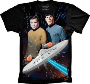 Camiseta Estilosa Fullprint  Star Trek S-100