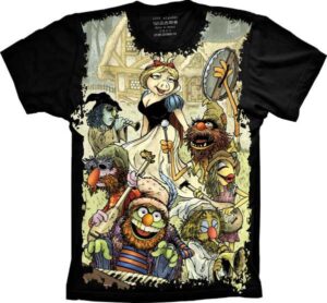 Camiseta Estilosa Fullprint  Os Muppets S-102