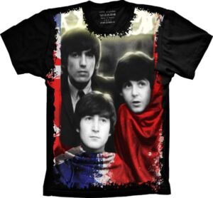 Camiseta Estilosa Fullprint The Beatles S-11