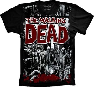 Camiseta Estilosa Fullprint The Walking Dead  S-116