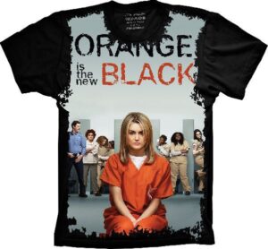 Camiseta Estilosa Fullprint Orange Is The New Black S-119