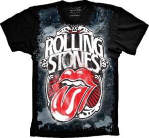 Camiseta Estilosa Fullprint Rolling Stones S-125