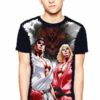Camiseta Estilosa Fullprint Street Fighter Ken e Ryu S-132 - Image 2
