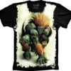 Camiseta Estilosa Fullprint Street Fighter Blanka S-133