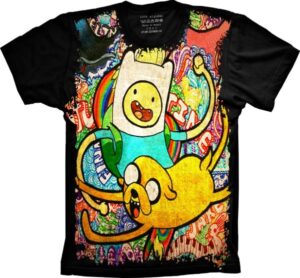 Camiseta Estilosa Fullprint A Hora da Aventura S-14