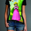 Camiseta Estilosa Fullprint Pricensa Peach S-152 - Image 3