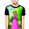 Camiseta Estilosa Fullprint Pricensa Peach S-152 - Image 2