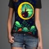 Camiseta Estilosa Fullprint Moon Mandala S-157 - Image 3