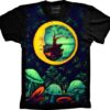 Camiseta Estilosa Fullprint Moon Mandala S-157