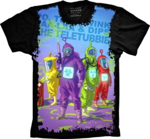 Camiseta Estilosa Fullprint Teletubbies S-167
