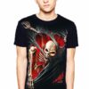 Camiseta Estilosa Fullprint Skull Caveira Realista S-176 - Image 2