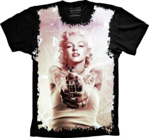 Camiseta Estilosa Fullprint Marilyn Monroe S-180