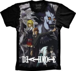 Camiseta Estilosa Fullprint Death Note S-22
