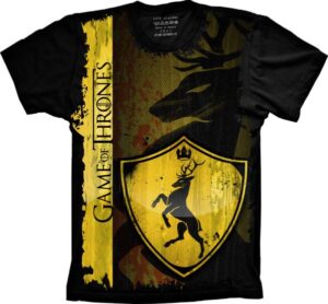 Camiseta Estilosa Fullprint Game Of Thrones - Baratheon S-26