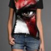 Camiseta Estilosa Fullprint  God of War Kratos S-95 - Image 4