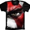 Camiseta Estilosa Fullprint  God of War Kratos S-95