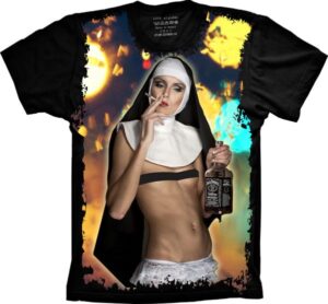 Camiseta Estilosa Fullprint Wisky JD S-202