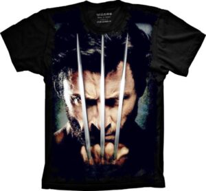 Camiseta Estilosa Fullprint Wolverine S-380