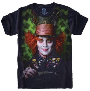 Camiseta Estilosa Fullprint Chapeleiro Maluco S-391