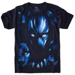Camiseta Estilosa Fullprint Pantera Negra S-395