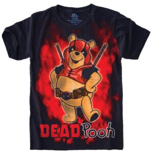 Camiseta Estilosa Fullprint Dead Pooh S-407