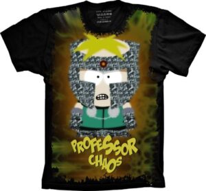 Camiseta Estilosa Fullprint South Park Prof Chaos S-224