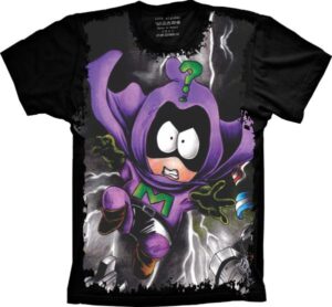 Camiseta Estilosa Fullprint South Park Kenny Mysterion S-227