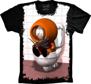 Camiseta Estilosa Fullprint South Park Kenny Mccormick S-229
