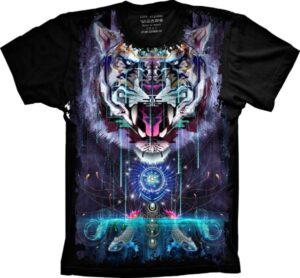 Camiseta Estilosa Fullprint Tigre S-264
