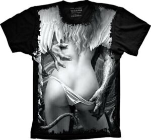 Camiseta Estilosa Fullprint Demonio S-295