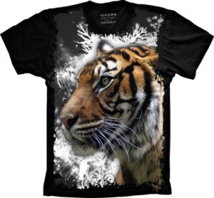 Camiseta Estilosa Fullprint Tigre S-313