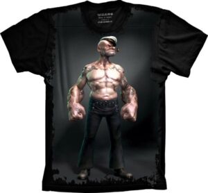 Camiseta Estilosa Fullprint Popeye Maromba S-314