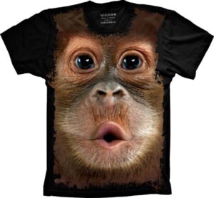 Camiseta Estilosa Fullprint Macaco S-321