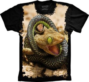 Camiseta Estilosa Fullprint Cobra S-322