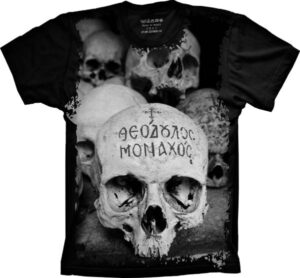 Camiseta Estilosa Fullprint Cranio S-330