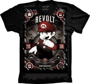 Camiseta Estilosa Fullprint Mario Revolt S-349