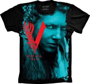 Camiseta Estilosa Fullprint Vikings S-360