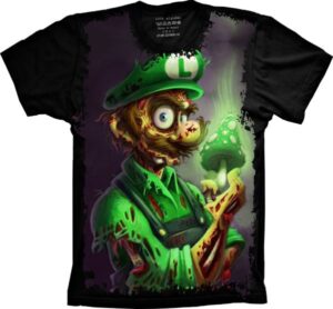 Camiseta Estilosa Fullprint Luidi Zumbi S-375