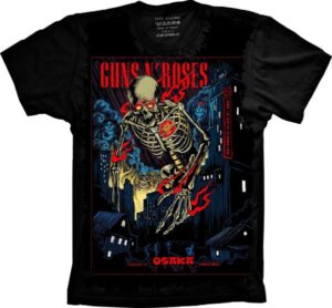 Camiseta Estilosa Fullprint Guns N Roses S-390