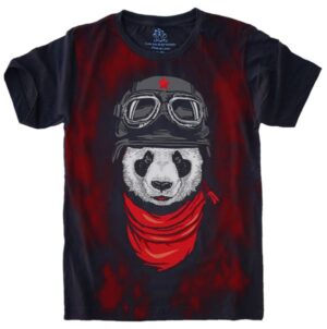 Camiseta Estilosa Fullprint Panda Aviador S-419