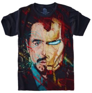 Camiseta Estilosa Fullprint Iron Man S-425