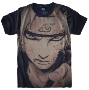 Camiseta Estilosa Fullprint Naruto S-444
