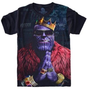 Camiseta Estilosa Fullprint Thanos S-445