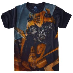 Camiseta Estilosa Fullprint Bumblebee S-461