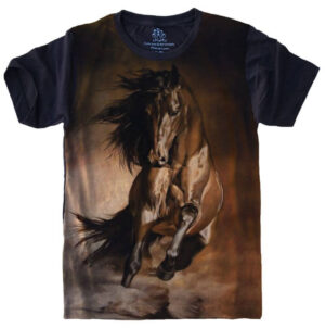 Camiseta Estilosa Fullprint Cavalo S-468