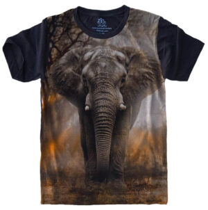 Camiseta Estilosa Fullprint Elefante S-469